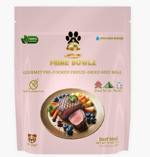 GOURMET PRE-COOKED FREEZE-DRIED BEEF MEAL (Finely Ground)